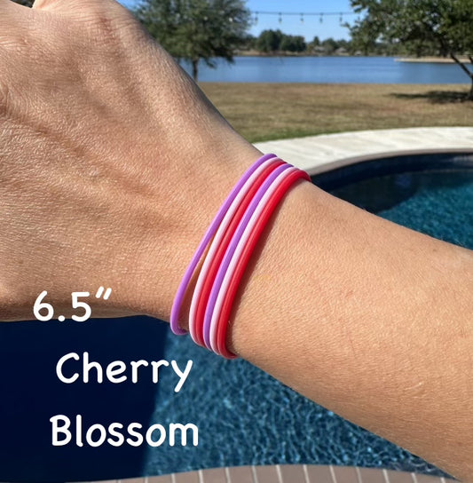 Cherry Blossom Bracelet Set - 6.5"