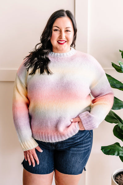 Knit Sweater In Soft Unicorn