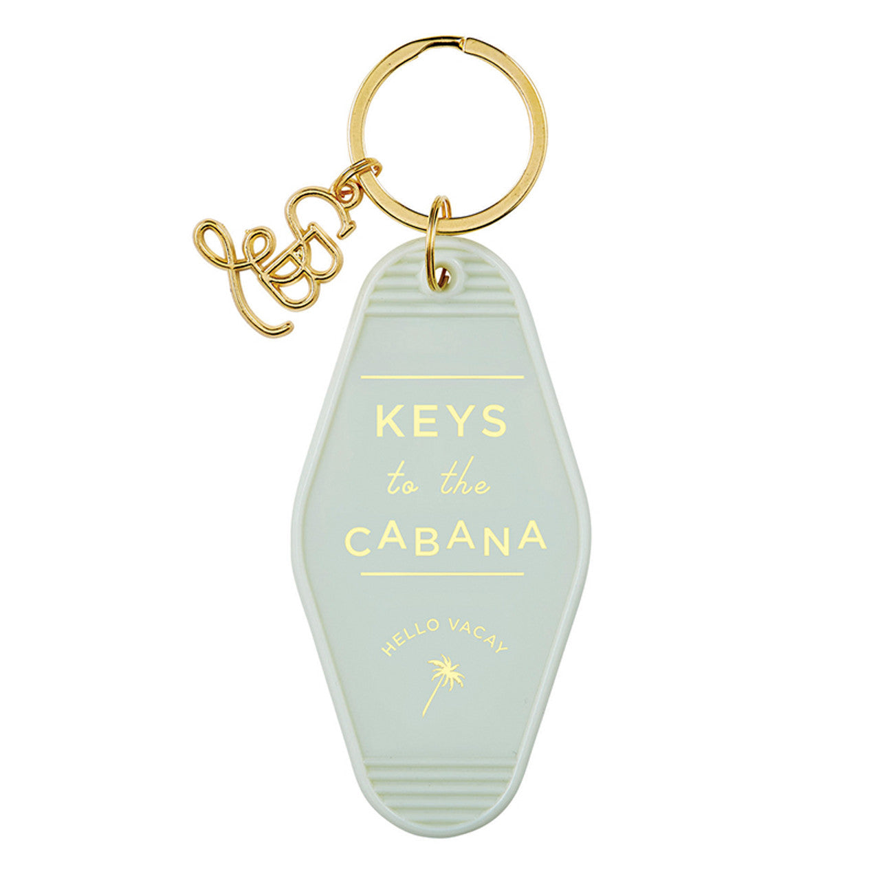 Keys To The Cabana Keychain In Key Lime