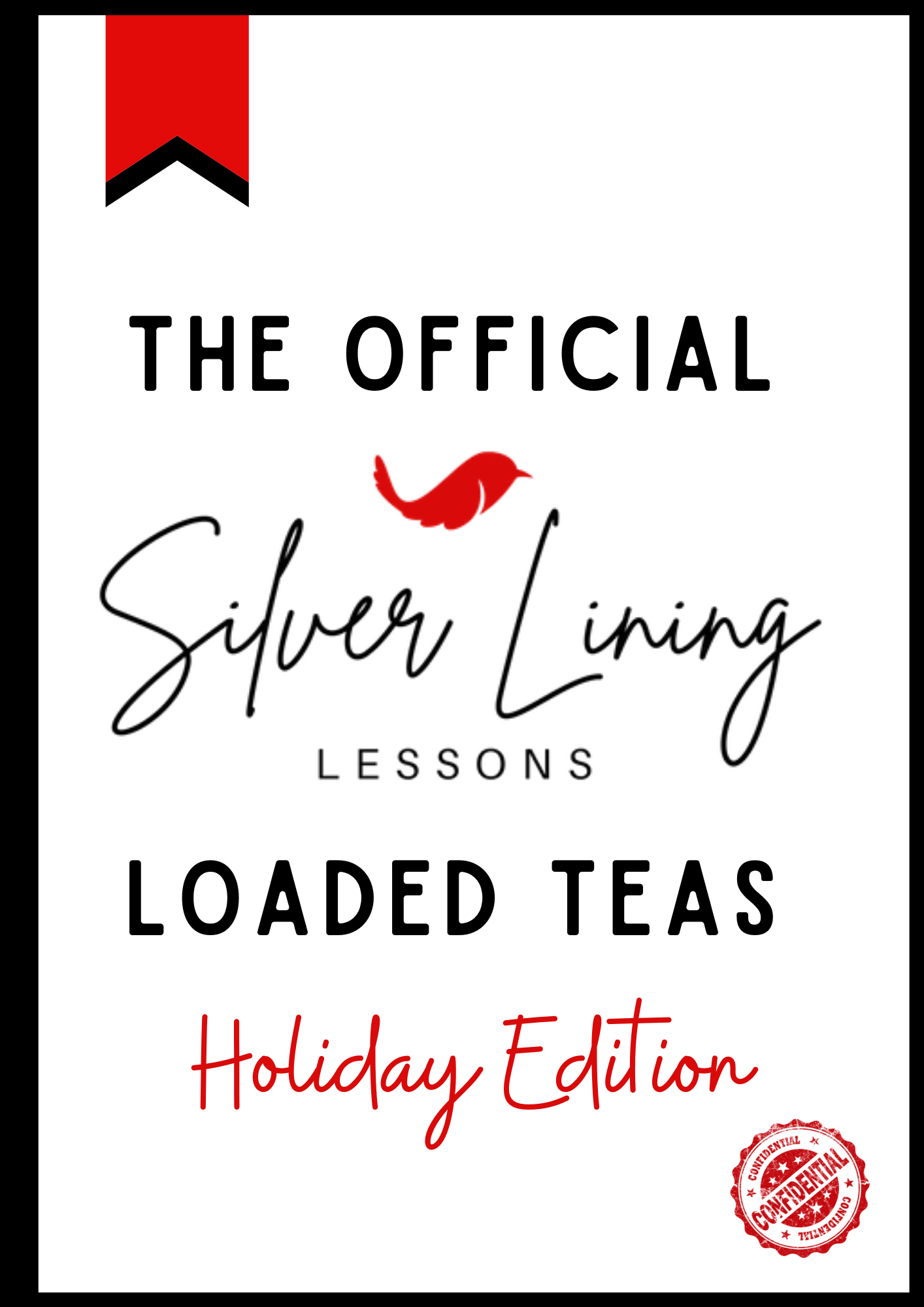 The Official Silver Lining Lessons Tea Recipe Book - HOLIDAY EDITION (download instantly)