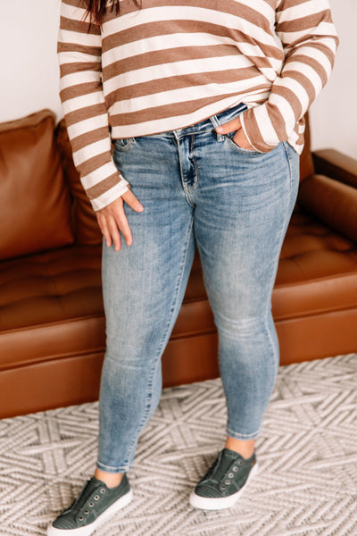 With Gratitude Judy Blue Skinny Jeans
