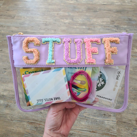 STUFF - Nylon Clear Bag